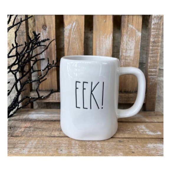 NEW Rae Dunn Halloween Double Sided EEK Mug 👻 - Picture 2 of 9